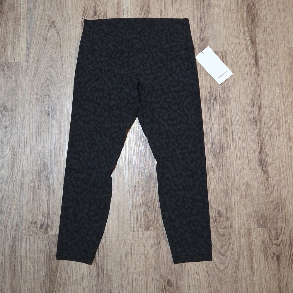 Lululemon Align Pant II 25" *Formation Camo Deep Coal Multi Size 12 NWT